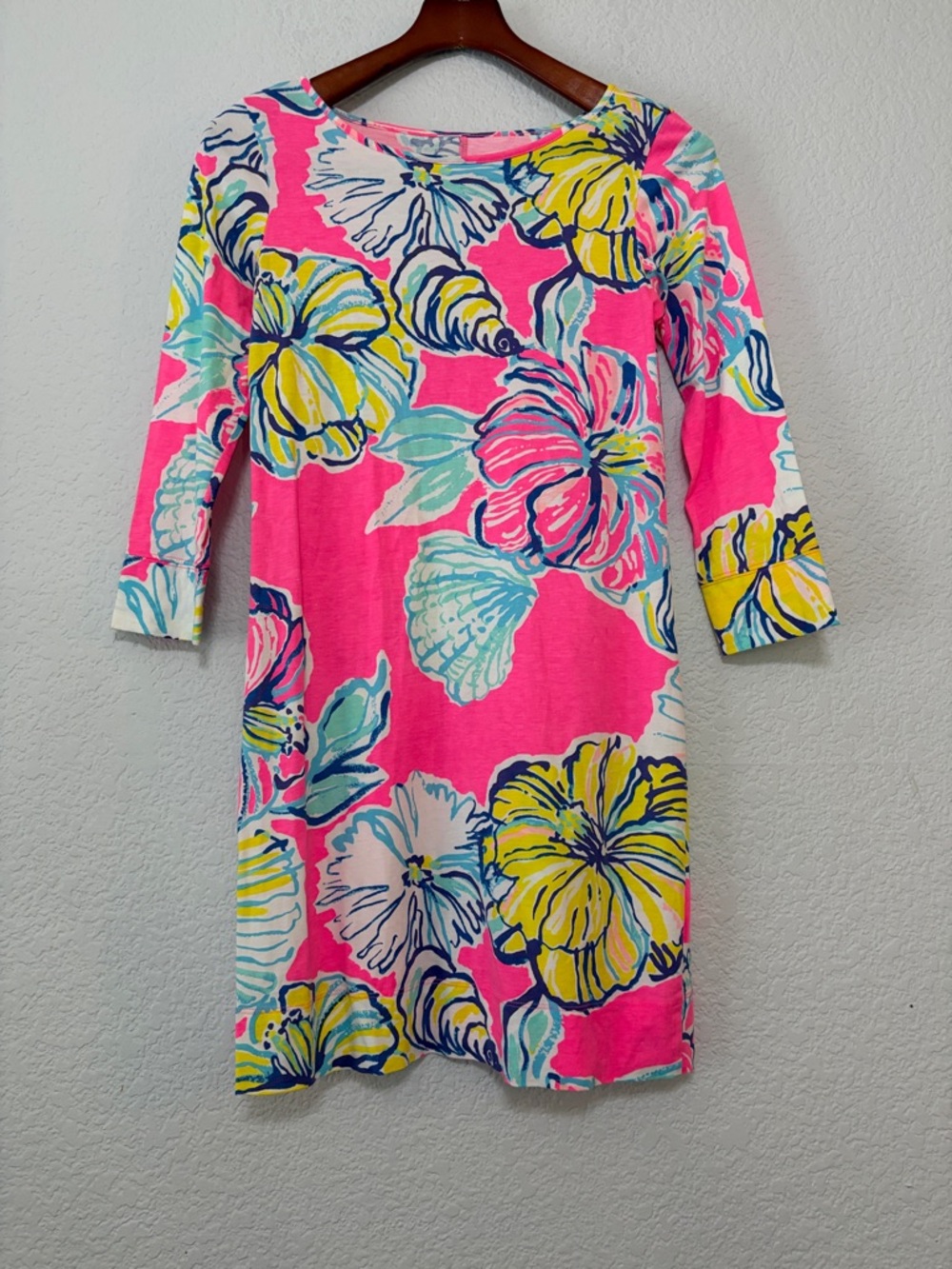 Lilly Pulitzer Floral Print Marlowe Pima Cotton TShirt Dress
